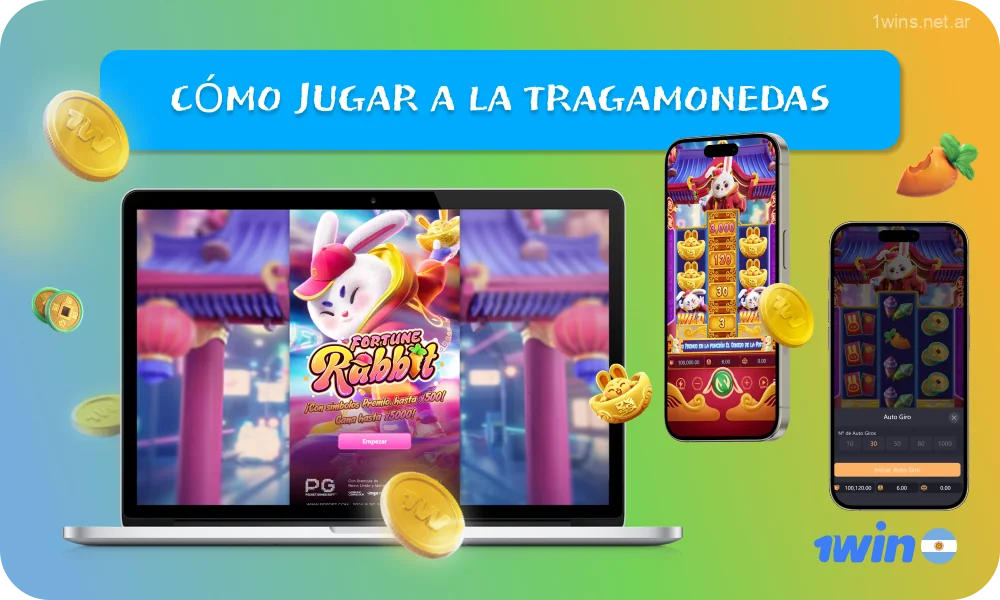 Para jugar en la tragamonedas Fortune Rabbit en el casino 1win, los jugadores de Argentina deben estudiar la tabla de pagos, las características y reglas de los bonos, luego ajustar la apuesta y comenzar la ronda